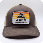 APEX Patch Cap | Brown & Tan - Apex Cooler System
