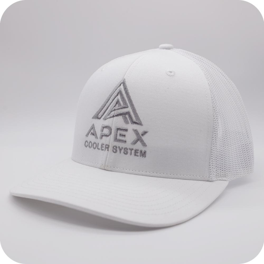 APEX Logo Cap | White - Apex Cooler System