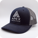 APEX Logo Cap | Navy & Gray - Apex Cooler System
