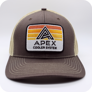 
                  
                    APEX Patch Cap | Brown & Tan - Apex Cooler System
                  
                
