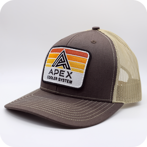 
                  
                    APEX Patch Cap | Brown & Tan - Apex Cooler System
                  
                