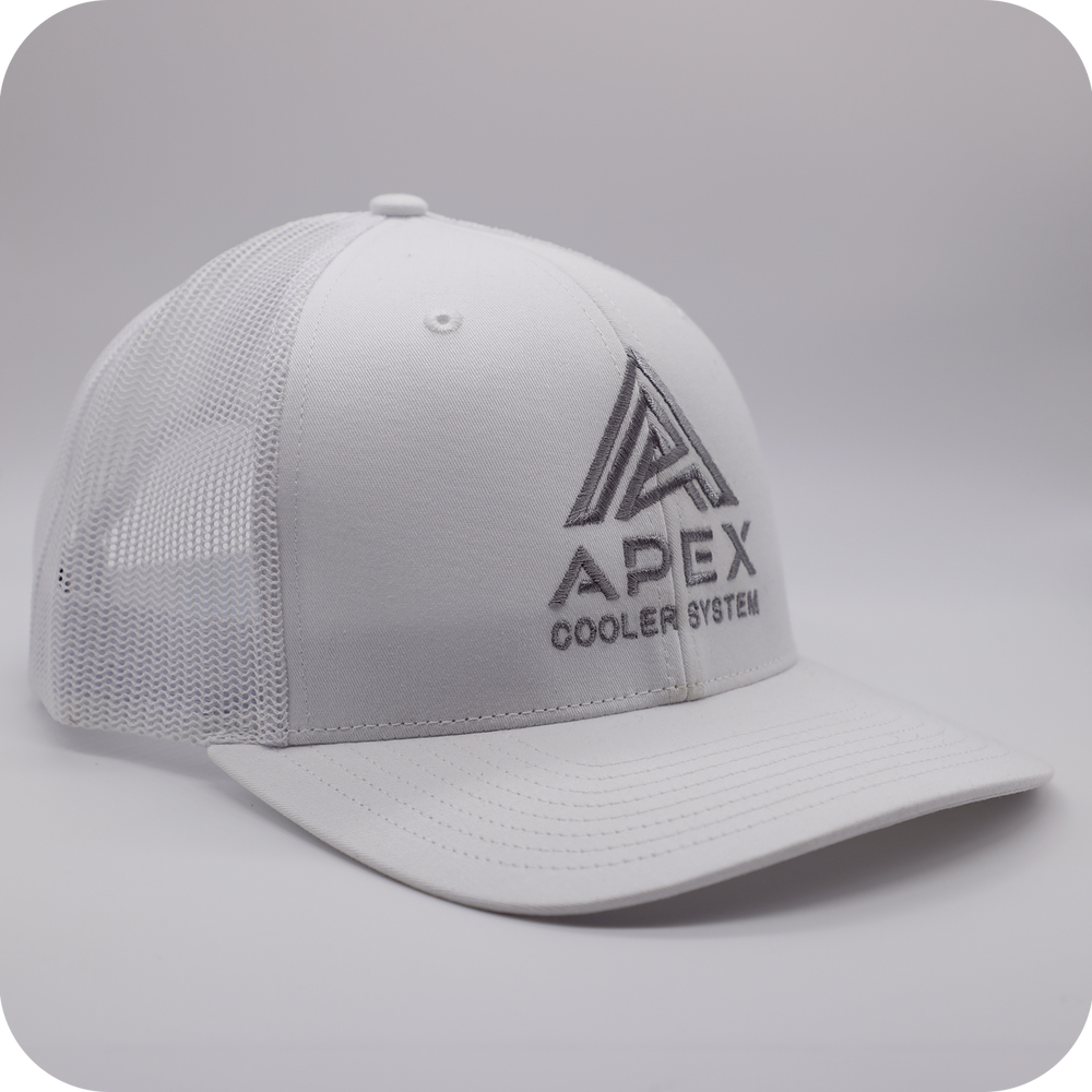 
                  
                    APEX Logo Cap | White - Apex Cooler System
                  
                