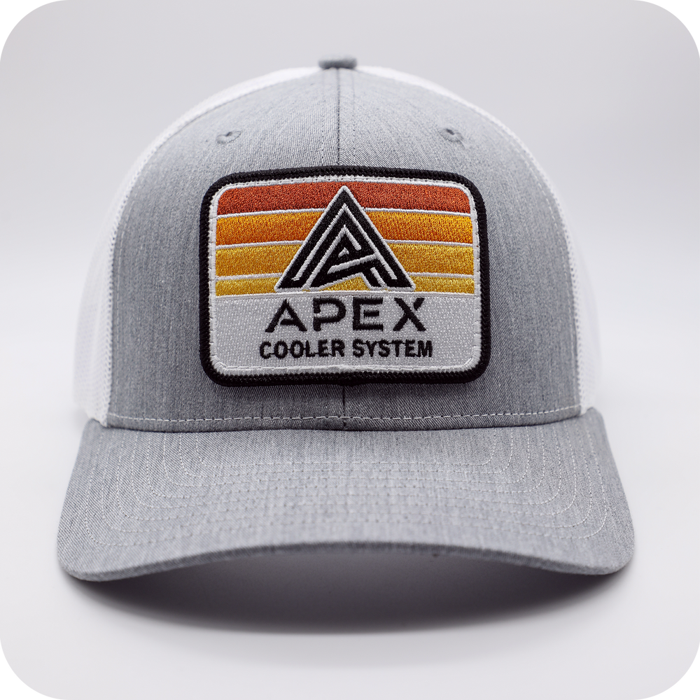 APEX Patch Cap | Gray & White - Apex Cooler System