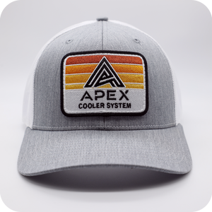 
                  
                    APEX Patch Cap | Gray & White - Apex Cooler System
                  
                